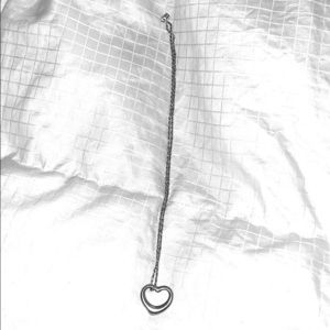 Tiffany & Co Elsa Open Heart Necklace 925 sterling silver
